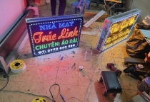 THI CÔNG BIỂN HIỆU LED NHÀ MAY TRÚC LINH