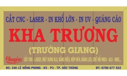 BIỂN HIỆU QUẢNG CÁO KHA TRƯƠNG