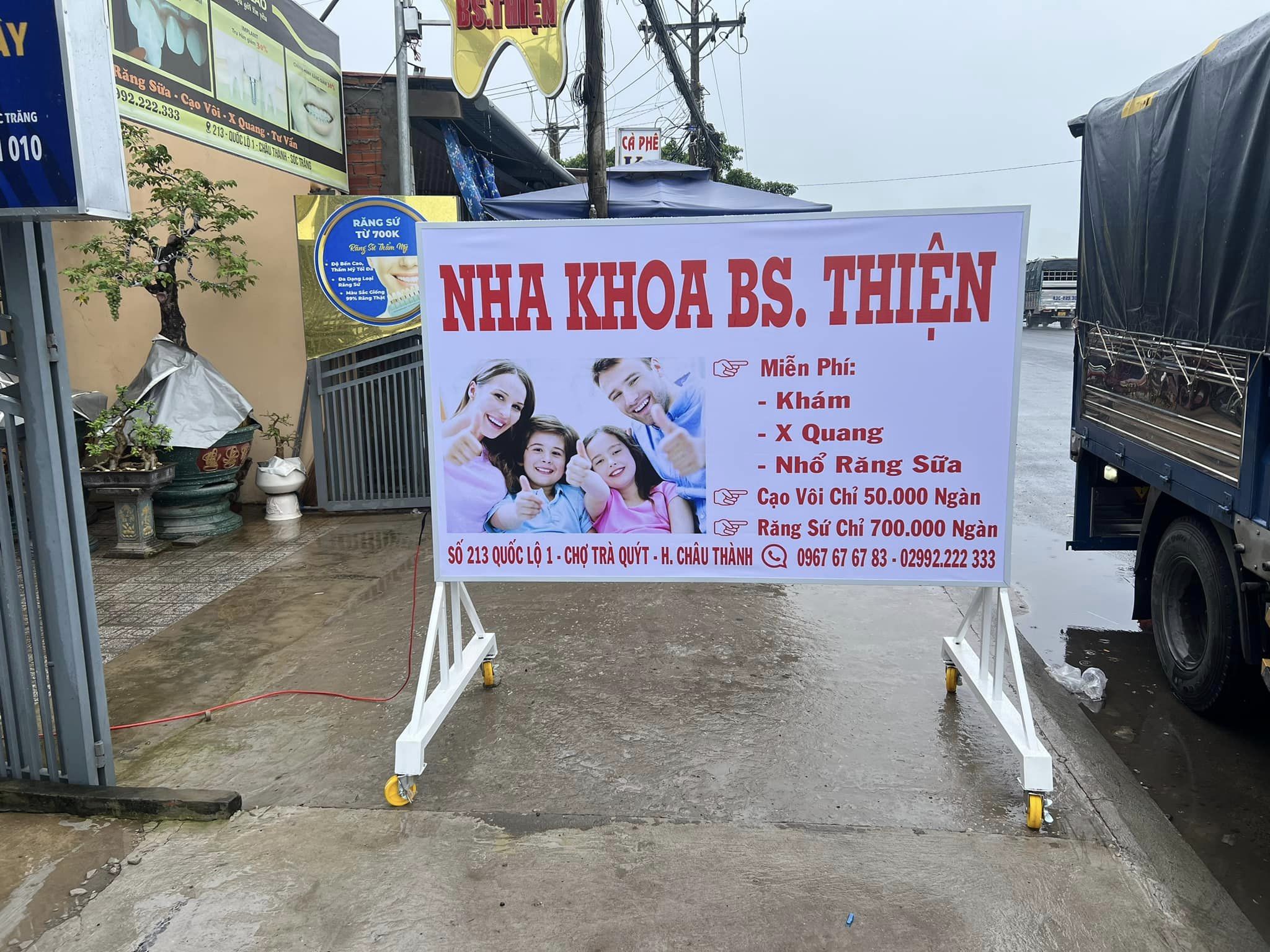 Biển hiệu BS Thiện - Quảng Cáo Kha Trương