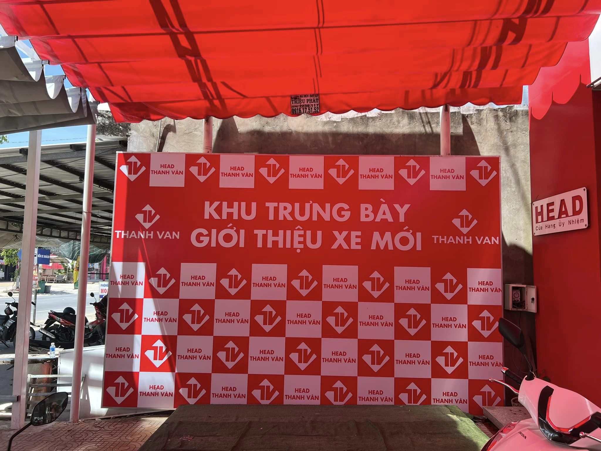 Biển hiệu xe máy Hoàng Thắng - Quảng Cáo Kha Trương
