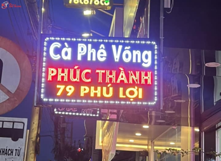 Biển hiệu Led cà phê võng Phúc Thành