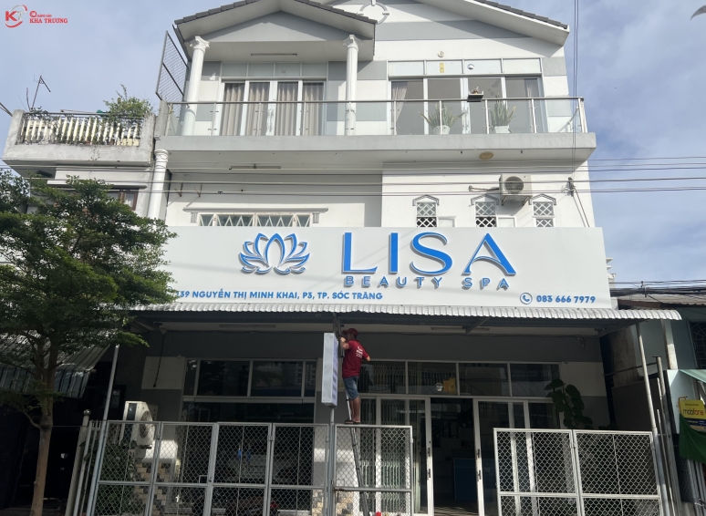 Biển hiệu Alu chữ nổi - Lisa Beauty