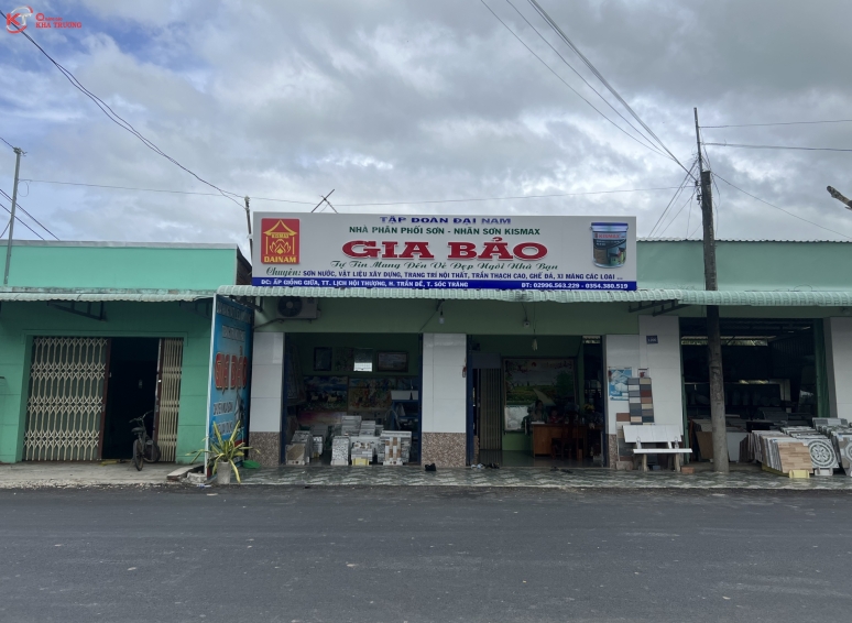 Biển hiệu Alu chữ nổi - nhà phân phối sơn Gia Bảo