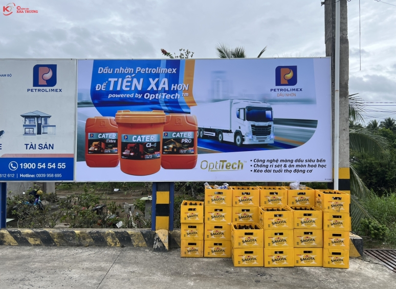 Bảng hiệu bạt in UV - Tiến Xa