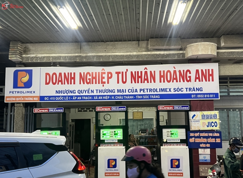Bảng hiệu bạt in UV - DNTN Hoàng Anh