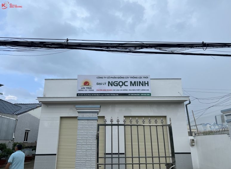 Bảng hiệu bạt in UV - Đại lý Ngọc Minh