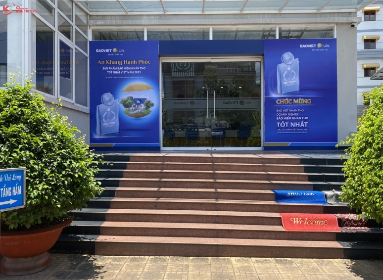 Bảng hiệu bạt in UV - Bảo Việt Life