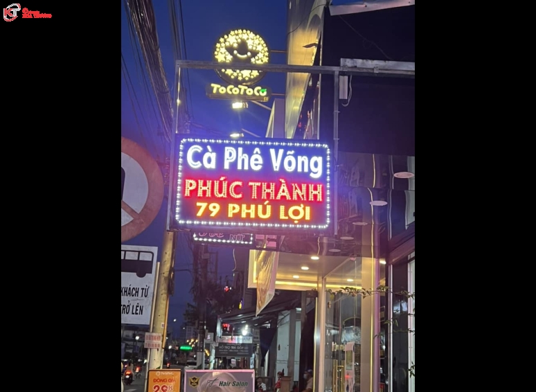 Biển hiệu Led cà phê võng Phúc Thành