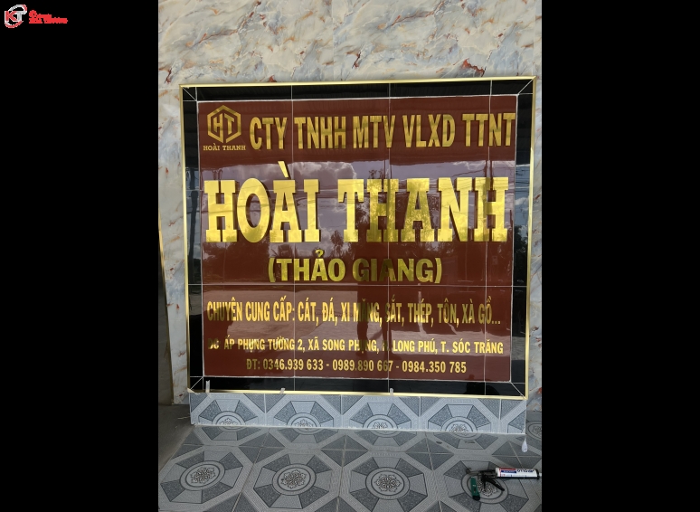 Chữ nổi inox - Cty VLXD Hoài Thanh