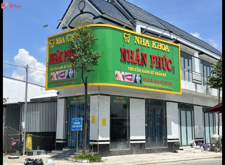 Biển hiệu Alu chữ nổi - Nha khoa Nhân Phúc