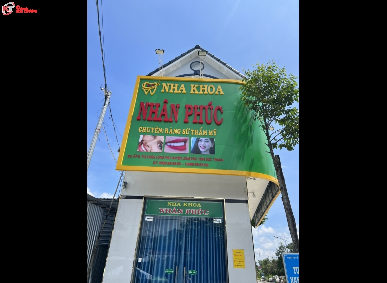 Biển hiệu Alu chữ nổi - Nha khoa Nhân Phúc