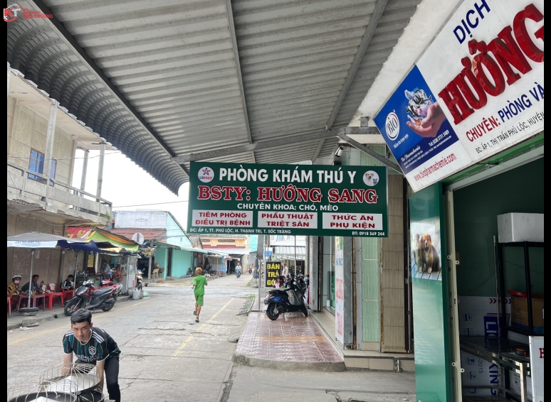 Biển hiệu Alu chữ nổi - phòng khám thú y tại Sóc Trăng