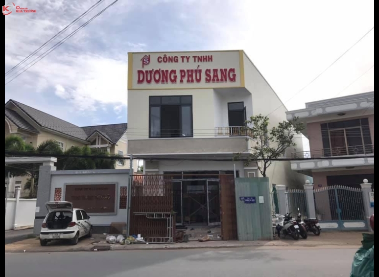 Biển hiệu Alu chữ nổi - Nhà phân phối sơn Dương Phú Sang