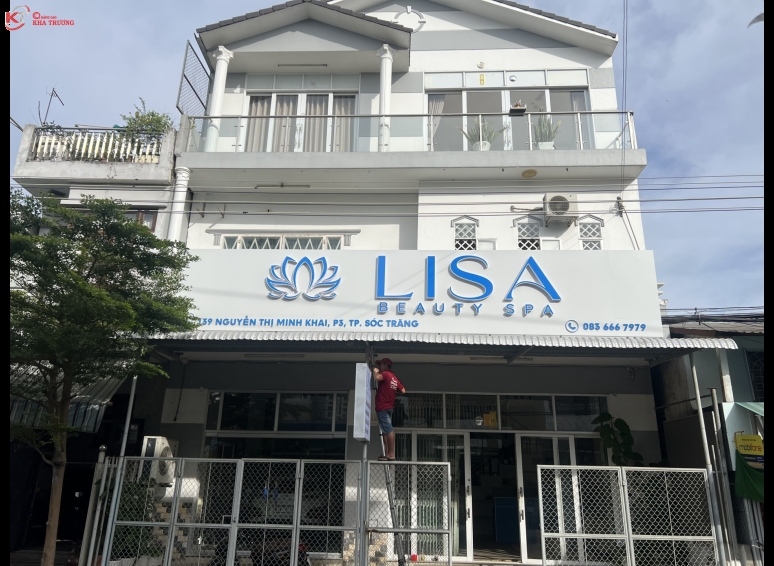 Biển hiệu Alu chữ nổi - Lisa Beauty