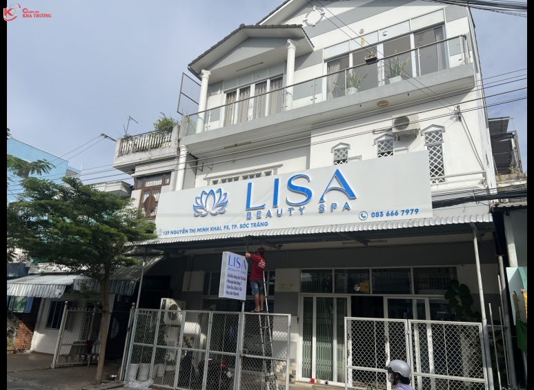 Biển hiệu Alu chữ nổi - Lisa Beauty