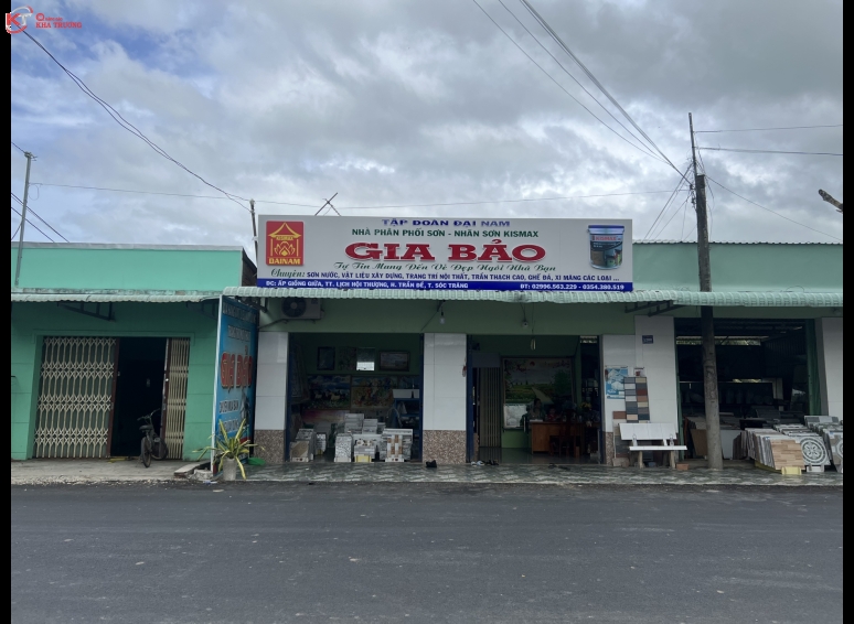 Biển hiệu Alu chữ nổi - nhà phân phối sơn Gia Bảo