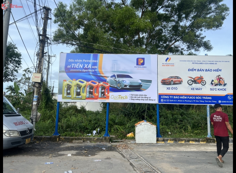 Bảng hiệu bạt in UV - Tiến Xa