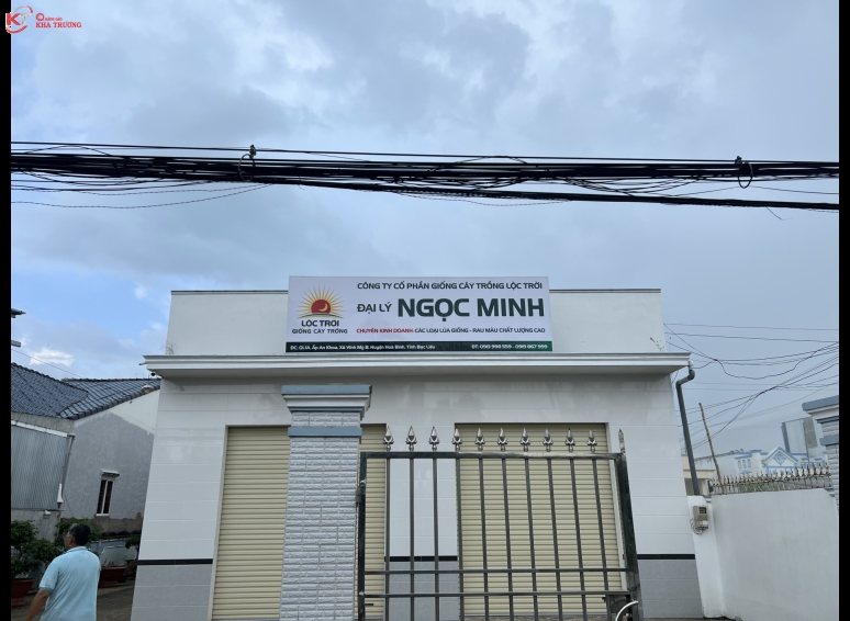 Bảng hiệu bạt in UV - Đại lý Ngọc Minh