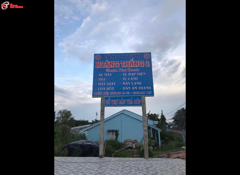 Bảng hiệu bạt in UV - Cty Hoàng Thắng 2